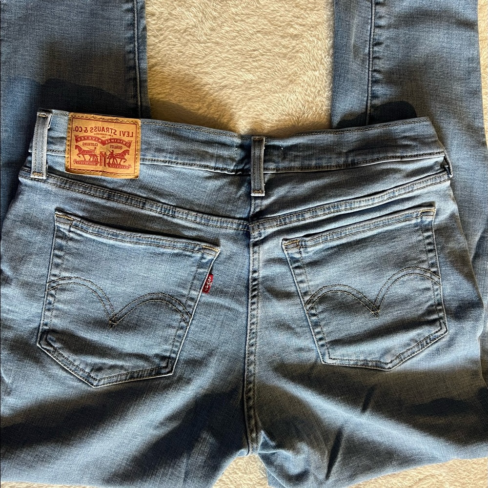 Levi Skinny Boyfriend Cropped Jeans